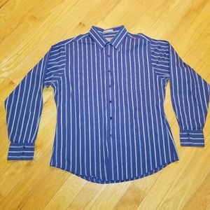 Van Heusen Fitted Striped Dress Shirt